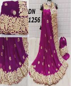 Bollywood Style Designer fête porter perle travail Saree dames porter nouveau avec chemisier indien arrivée Net tissu brodé femmes 500 Alphanumero - Product Image 6