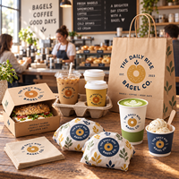 Gobelets en papier AT PACK pour matcha avec impression de logo personnalisé, gobelets jetables pour matcha, gobelets en plastique et fournitures d'emballage pour café