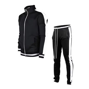 Chándal de gimnasio cómodo para hombres a la venta, chándales de precio barato, chándales transpirables ajustados para adultos - Product Image 5