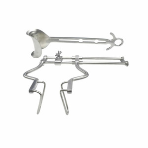 Esparcidor de Retractor abdominal Balfour de alta calidad, instrumentos quirúrgicos aprobados por CE ISO de acero inoxidable de calidad alemana de 180mm - Product Image 1