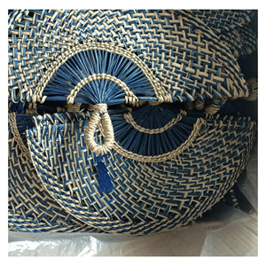 Éventail en paille de mer tissé à la main pour festivals en plein air, mariages et accessoire décoratif Vietnam - Product Image 1