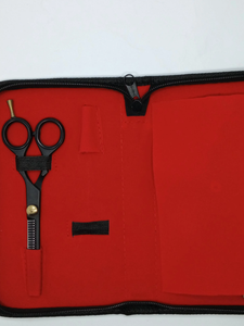 Tijeras de Entresacar Cabello Profesionales de Alta Calidad, Recién Llegadas, Acero Inoxidable, Filo de Navaja, Color Negro - Product Image 2