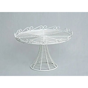 Support à gâteau en fil de fer fait main, finition noire, à un seul niveau, pour la maison, les mariages, les anniversaires, présentoir alimentaire de table, écologique - Product Image 5