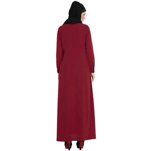 Abaya pour femmes de qualité supérieure, design unique, couleur unie, prix raisonnable, haute performance, pour adultes et filles - Product Image 5