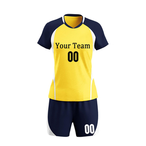 Último diseño Nuevo estilo Uniformes de voleibol de color sólido Conjunto Técnicas impresas de calidad superior para la venta en línea - Product Image 2