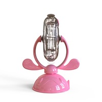 Jouet Rotatif Distributeur de Friandises pour Chat, Distributeur Lent Interactif pour Chats d'Intérieur, Jouets Interactifs pour Chats, Jouets pour Animaux de Compagnie en Gros