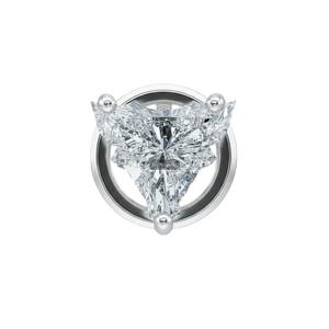 Boucles d'oreilles clous en or fin 925 plaqué argent, diamant de laboratoire certifié GIA IGI 9 carats DEF VVS VS, cadeau pour lui ou elle - Product Image 1