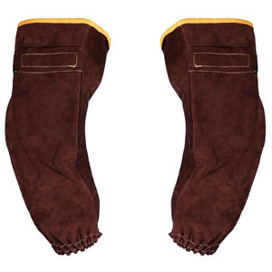 Mangas de soldadura de cuero precio al por mayor servicio OEM calidad superior cuero precio barato tendencias mangas de soldadura - Product Image 1