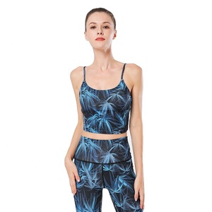 Conjunto de Yoga de compresión adelgazante elástico para mujer personalizado suave ligero transpirable ajuste activo servicio OEM - Product Image 5