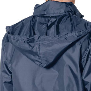 windbreak Wholesale Custom Design Men's Slim Sport Windbreaker <b>Jacket</b> Full <b>Zip</b> <b>up</b> Plain Laydown Collar Fabric <b>Jacket</b> - Product Image 5