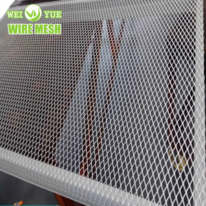 6 kaki 8 kaki panjang 304 baja tahan karat berlian lubang kecil aluminium <span class=keywords><strong>Mesh</strong></span> logam diperluas untuk Got luar ruangan - Product Image 5