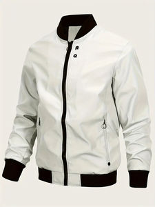 Chaqueta Bomber de alta calidad para hombre Nuevo diseño de moda Mejor precio Chaqueta de tela para hombre - Product Image 6