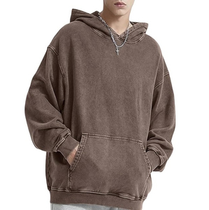 Última llegada Casual lavado ácido personalizado hombres lavado ácido sudaderas con capucha al por mayor lavado ácido sudaderas con capucha para adultos - Product Image 1