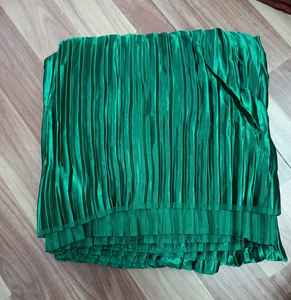 เสื้อสตรีหรูหราผ้าซาตินสีเขียวบดผ้าซาตินสไตล์บอลลีวูดของนักออกแบบชาวอินเดียชุดแฟนซีใส่ไปปาร์ตี้งานแต่งงานงานเทศกาลของชนเผ่ามากที่สุด - Product Image 2