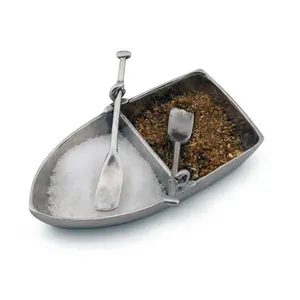 Bocal à épices en acier inoxydable avec poignée, vente en gros, outils pour épices d'herbes, dernière salière et poivrière - Product Image 2