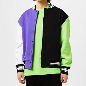 Latest Baseball Letterman Design Sports <b>Jacket</b> <b>Men</b> High Quality 100% Cotton Winter Stand Collar <b>Long</b> Sleeves Quick Dry - Product Image 1