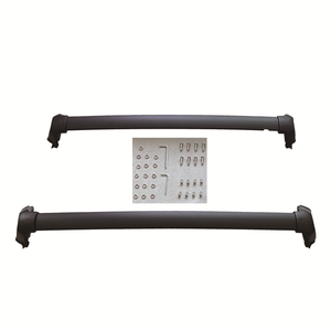 ราวหลังคารถแบบ2017-2022ชั้นวางแบบไขว้ทำจากอะลูมิเนียมอัลลอยสีดำ - Product Image 4