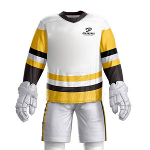 Meilleure vente au prix d'usine uniforme de hockey sur glace en vrac doux au toucher uniforme de hockey sur glace pour unisexe - Product Image 5