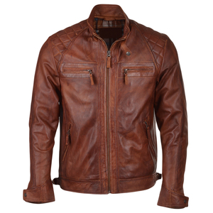 Chaqueta de Cuero de Piel de Oveja para Hombre, Invierno, Impermeable, Cortavientos, Transpirable, de Secado Rápido, Diseño de Color Personalizable, Alta Calidad - Product Image 1