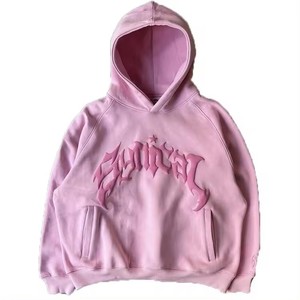 Hoodi épais personnalisé coton Hoddie Polyester hommes hiver lourd polaire sweats à capuche mousse logo unisexe graphique 3D Puf impression sweat à capuche - Product Image 1