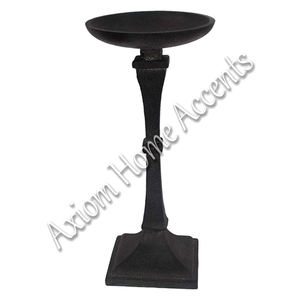 Juego de Portavelas Negros de Aluminio, Portavelas Cónicos Rústicos Hechos a Mano, Decoración Contemporánea para Mesa de Comedor, Adornos Navideños Axiom para el Hogar - Product Image 4