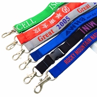 Cordones de poliéster cosidos con logotipo personalizado, correa para el cuello, cordón tejido bordado, Jacquard