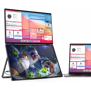 ที่มีคุณภาพสูง15.6 18.5นิ้ว IPS Full HD แล็ปท็อปที่ขยายหน้าจอจอภาพคู่จอแสดงผลสามชั้นทำงานสำนักงานจอ LCD แบบพกพา - Product Image 1