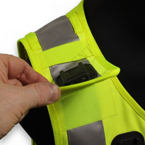 Gilet réfléchissant de sécurité multifonctionnel à haute visibilité Gilet de sécurité à fermeture éclair frontale à bas prix Gilets de sécurité Hi Viz Workwear Vest - Product Image 6