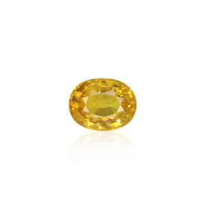 Saphir Jaune Naturel - Pierre Précieuse Non Montée - 3,31 Carats - Taille Émeraude Facettée Ovale et Marquise - Product Image 1
