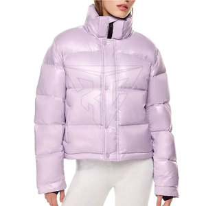 Women <b>Puffer</b> <b>Jacket</b> Knitted Breathable Streetwear New Fashion Windproof Custom Color Casual Wear 2025 - Product Image 1
