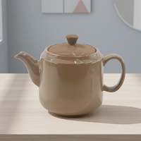 Meilleure Vente 3460446A-1.0 Théière en Céramique Porcelaine Résistante à la Chaleur avec Poignée, Versement Fluide, Compatible Micro-ondes et Lave-vaisselle, 1L