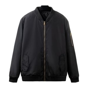 Chaquetas Bomber Casuales de Invierno de Alta Calidad para Hombre, Chaqueta con Capucha y Cremallera Personalizada, Exterior de Nailon, Logotipo Bordado con Servicio OEM en la Parte Delantera - Product Image 1