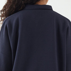 Sweat-shirt thermique léger pour femme, à porter en superposition, avec col rabattu, pour les acheteurs en gros / Design à manches longues, prix avantageux - Product Image 5