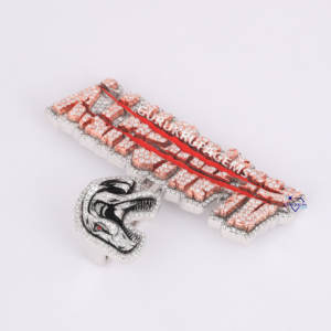 จี้ดีไซน์แบบห้อย14KT สีโรสโกลด์แบบกลมประดับเพชรประดับฮิปฮอปสุดเท่เท่ในตำนาน - Product Image 3