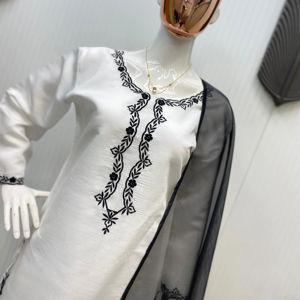 Recién llegado, conjunto de Kurta de seda romana de Bollywood para mujer, traje Dupatta bordado, tendencia para fiestas de verano, precio barato, oferta a granel - Product Image 1