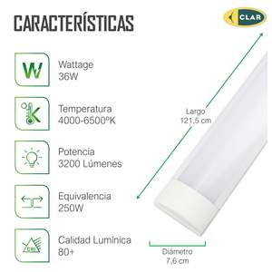 Luminaire linéaire résidentiel avec source lumineuse SMD - Product Image 2