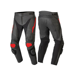 Pantalones de Motocicleta Deportivos de Cuero, Diseño Personalizado 2024, Transpirables, Impermeables, Resistentes al Viento, Talla Grande, Ligeros, con Bolsillos con Cremallera - Product Image 1
