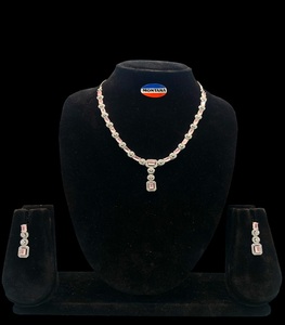 Festival traditionnel en laiton américain diamant ensemble de bijoux colliers de mariage à la mode - Product Image 1