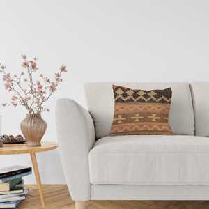 Funda de Cojín Kilim Turco Vintage de 56 x 40 cm para Asientos y Almohadas - Product Image 5