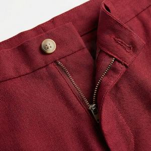 Wholesale Blank Office Khaki Mens Business Pants Cotton Spandex Chino Casual Trousers Customized Color Durable Comfortable - Product Image 4