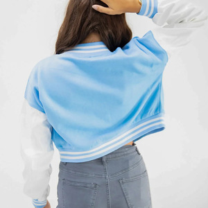 Women's Fashion Streetwear Custom <b>Vintage</b> <b>Jacket</b> College Bomber Baseball Varsity Letterman <b>Jacket</b> For Women - Product Image 4