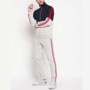 Survêtement à motif solide de qualité supérieure, veste et pantalon au design moderne, pour l'entraînement quotidien d'hiver, grande taille - Product Image 3