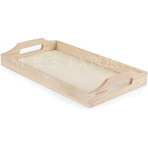 100% High Quality Wood Serving <b>Trays</b> for Hotels and Restaurants Use in Rectangular Shape at Cheaper Prices - Product Image 2
