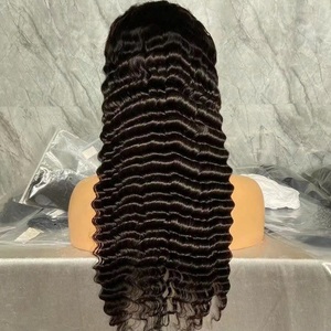 Peluca de cabello humano frontal de encaje Full HD sin pegamento Peluca de cabello virgen frontal de encaje - Product Image 4