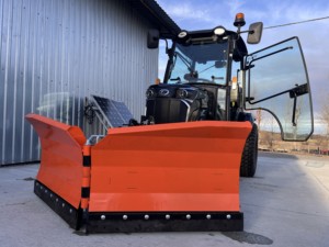 Hydraulic Snow Plough Blade with Adjustable Angle for Road Clearing Parking Lots and Municipal Maintenance - Product Image 1