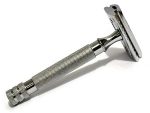 Maquinilla de afeitar de seguridad de doble hoja de acero inoxidable de Calidad Quirúrgica Maclura para hombres-Experiencia de afeitado cómoda - Product Image 5