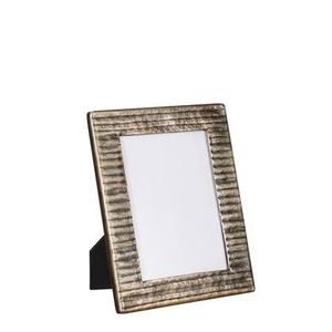 Marco de Fotos Rectangular de Metal con Diseño Moderno y Patrón Grabado, Tamaño Personalizado, Decoración para Sala de Estar, Regalo de Boda - Product Image 6