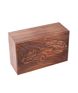 Handcrafted Vintage Car Wooden Cremation Urns <b>for</b> Human <b>Ashes</b> Adult Large - Funeral Urn <b>Box</b> (250 LB - Rosewood Car Lover) - Product Image 4