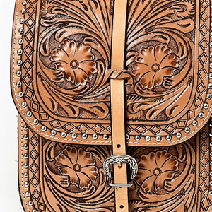 Sacs de selle de saut équestre en cuir véritable de haute qualité usinés à la main vêtements d'équitation occidentale pour chevaux - Product Image 2