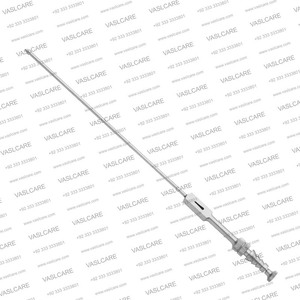 Vente en gros Frazier 9fg Tube d'aspiration en acier inoxydable Longueur totale de 175mm Source d'alimentation manuelle Connexion Instrument médical Vaslcare - Product Image 2